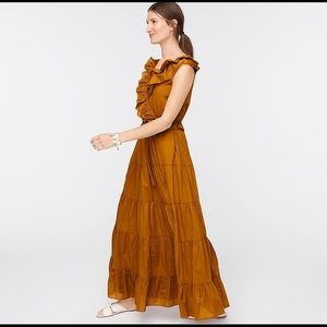 J.Crew maxi dress rust color size 10 BNWT